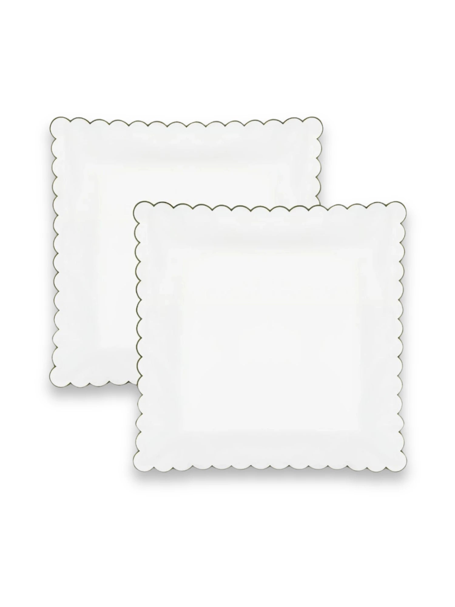 Scalloped Pillow Case - Set of 2 by Tomete - THAT COOL LIVING