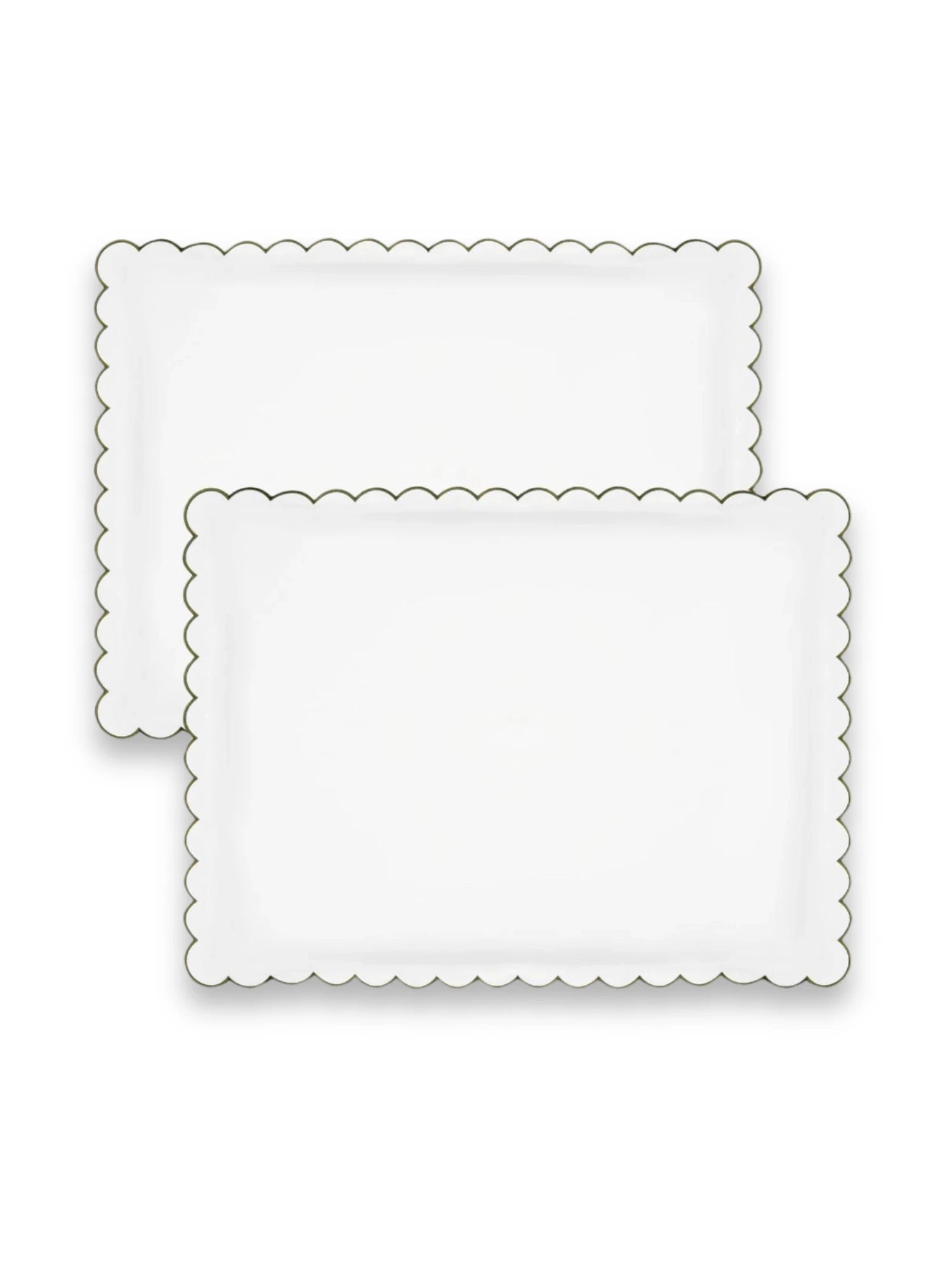 Scalloped Pillow Case - Set of 2 by Tomete - THAT COOL LIVING