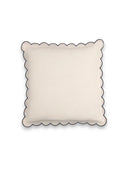 Scalloped Square Throw Pillow