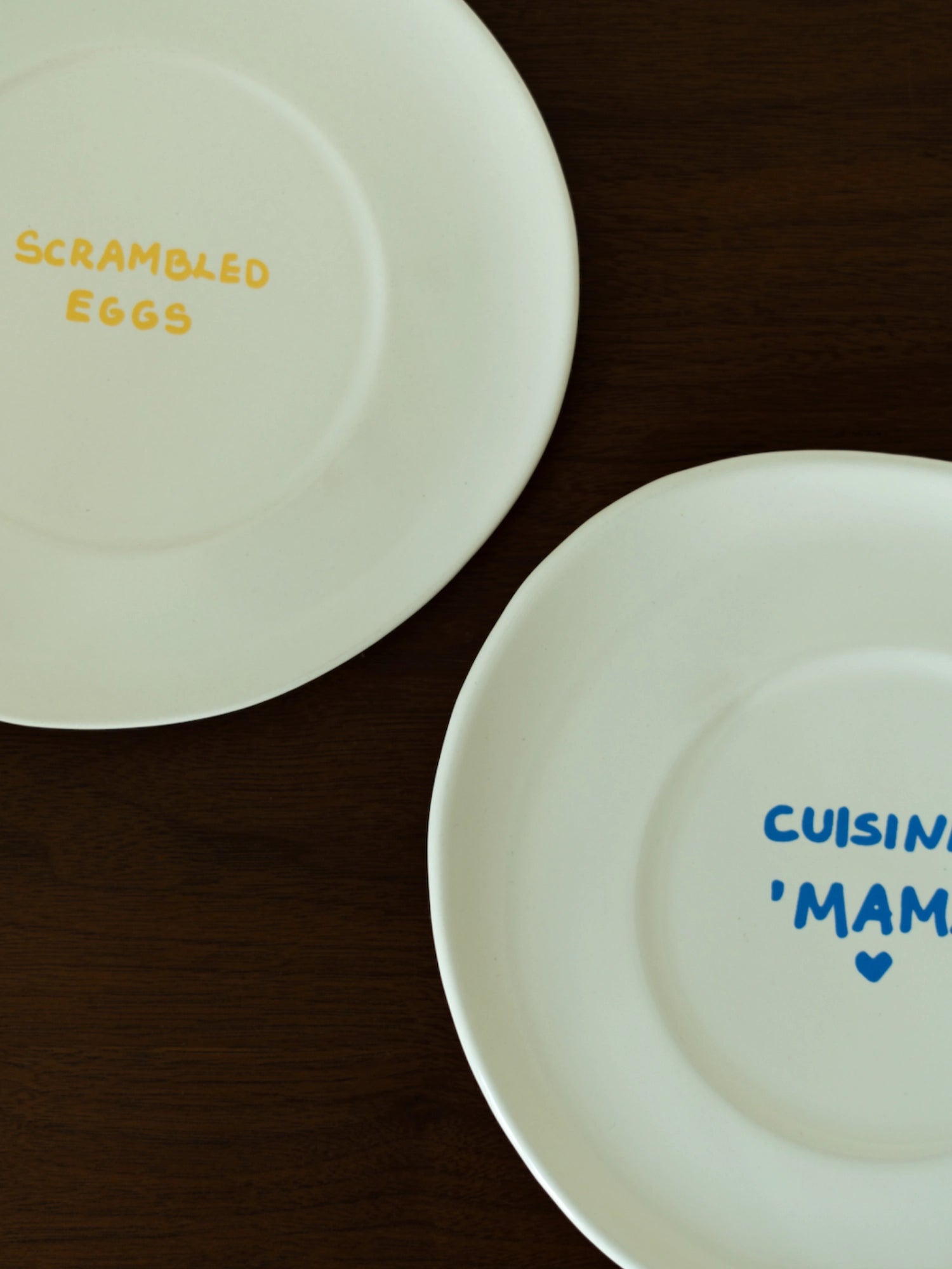 Scrambled Eggs Plate by TCL Selects - THAT COOL LIVING