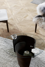 Spacious and versatile No 7 Coffee Table Ø90, great for displaying decor and serving drinks