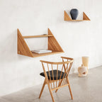 Xlibris Shelf in black finish to complement any contemporary interior design