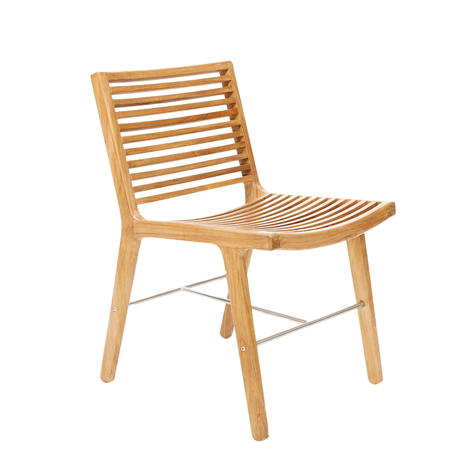 Outdoor Rib Dining Chair in Dark Gray with Weather-Resistant Material and Comfortable Design