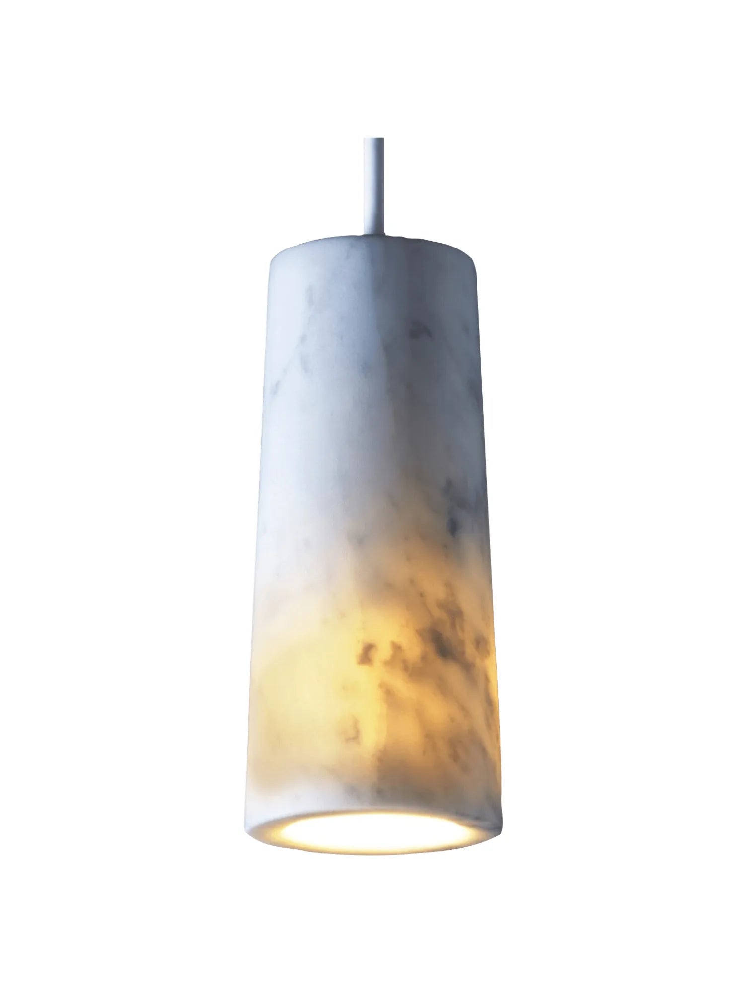 Single Core Pendant - Carrara Marble by Case - THAT COOL LIVING