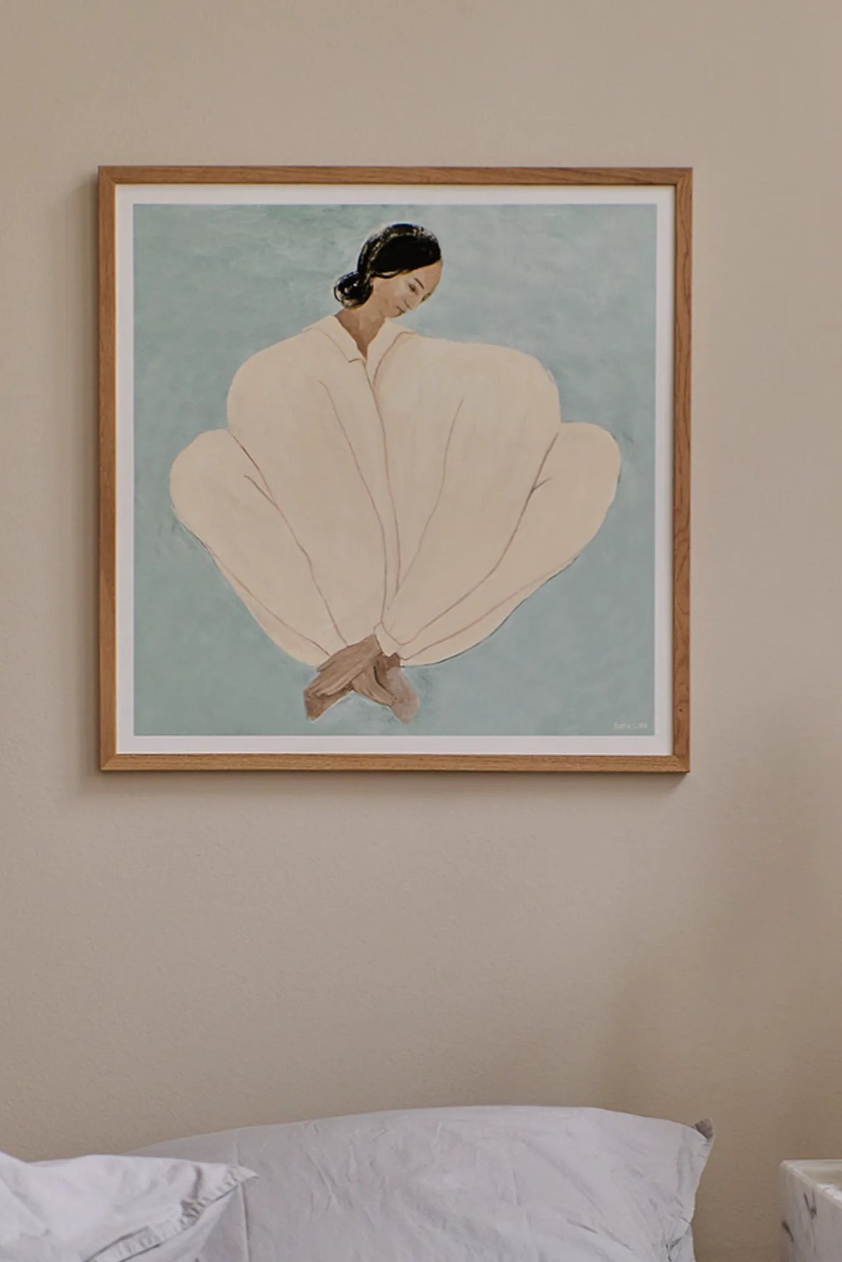 絵画 THEPOSTERCLUBxSofiaLind MeetMeatJaures Meet Me At Jaurès Art Print by Sofia Lind | The Poster Club