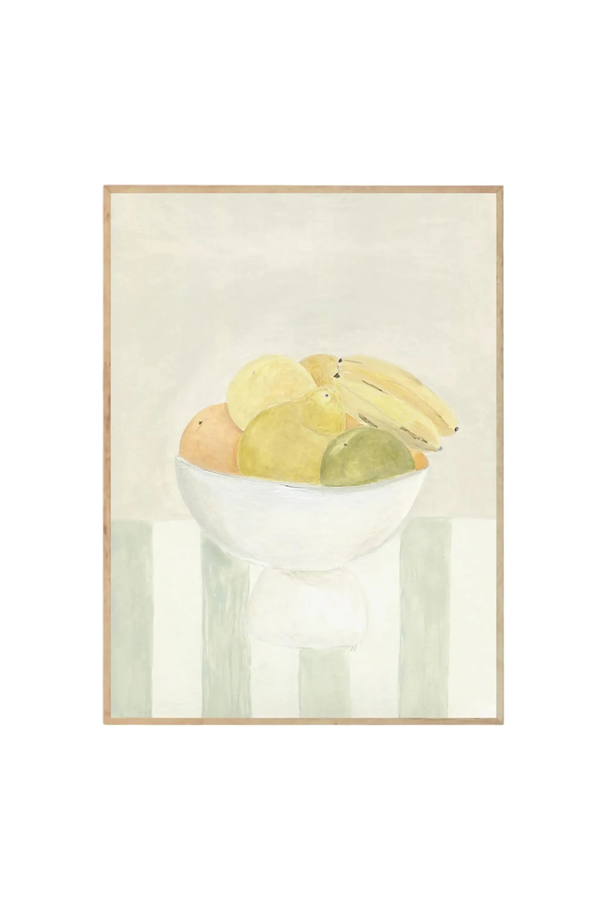 Still life with Fruit - Art Print by The Poster Club - THAT COOL LIVING