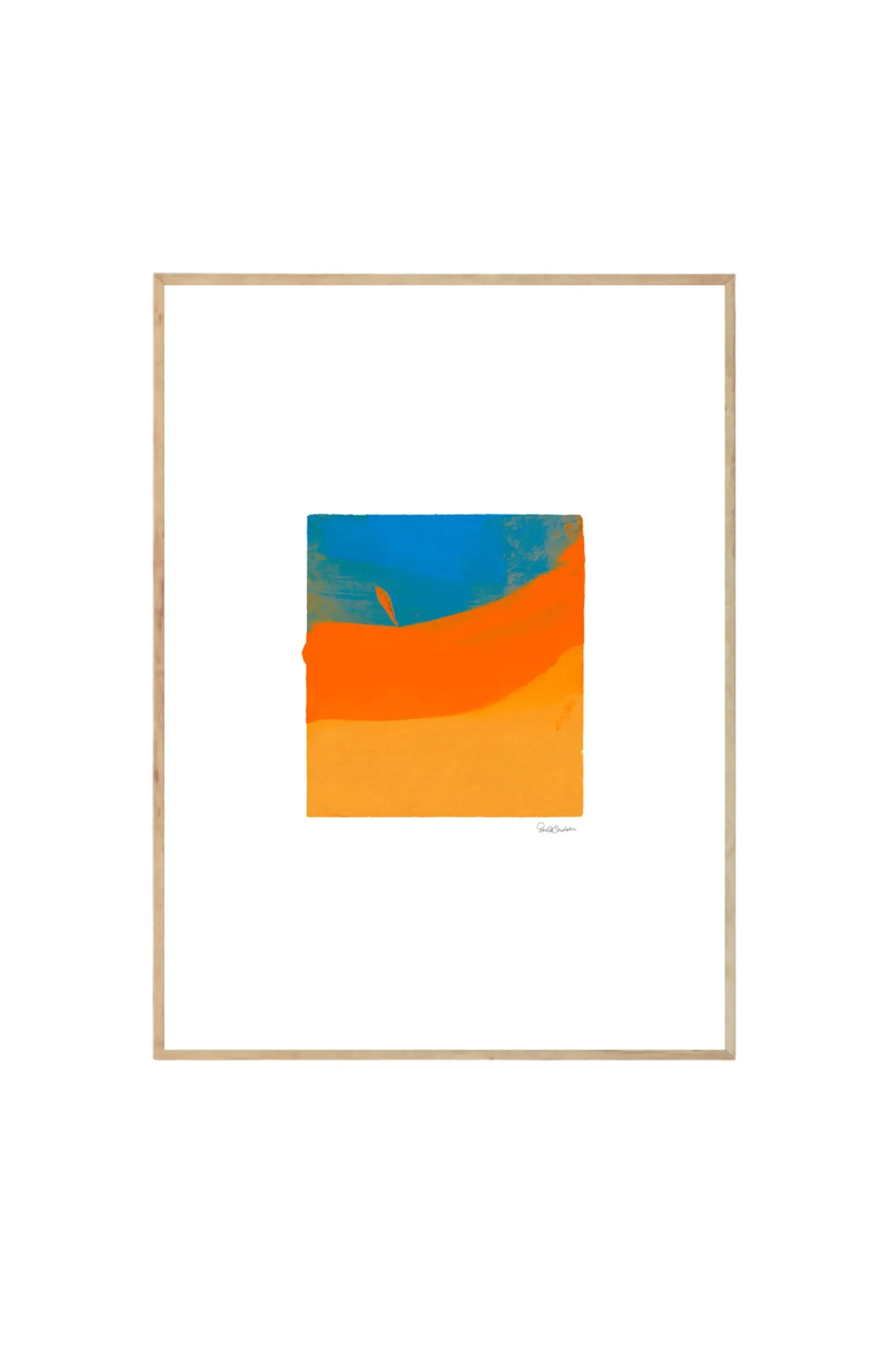Sunset Wave - Art Print by The Poster Club - THAT COOL LIVING