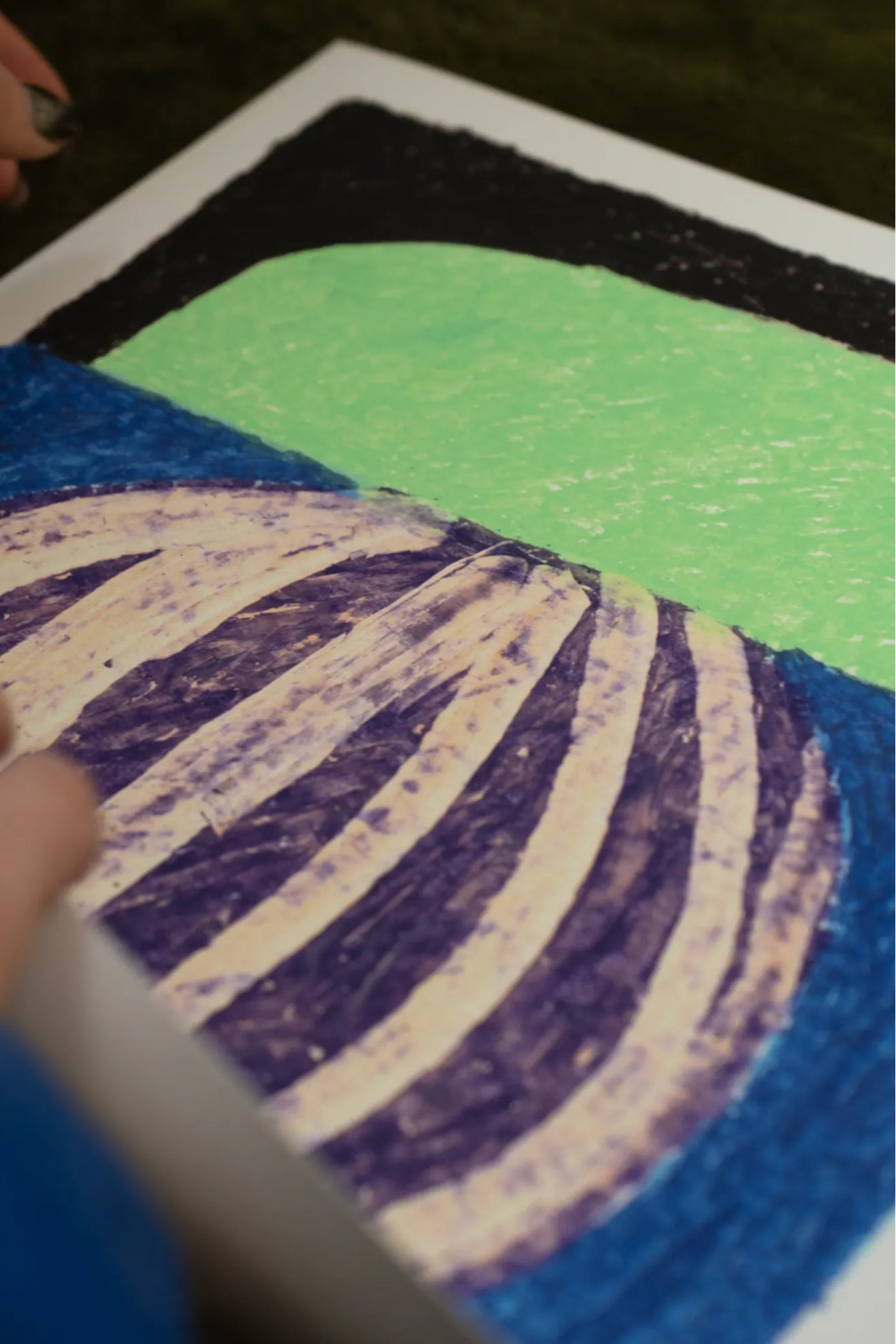 High-quality glow in the dark product glowing brightly in the dark