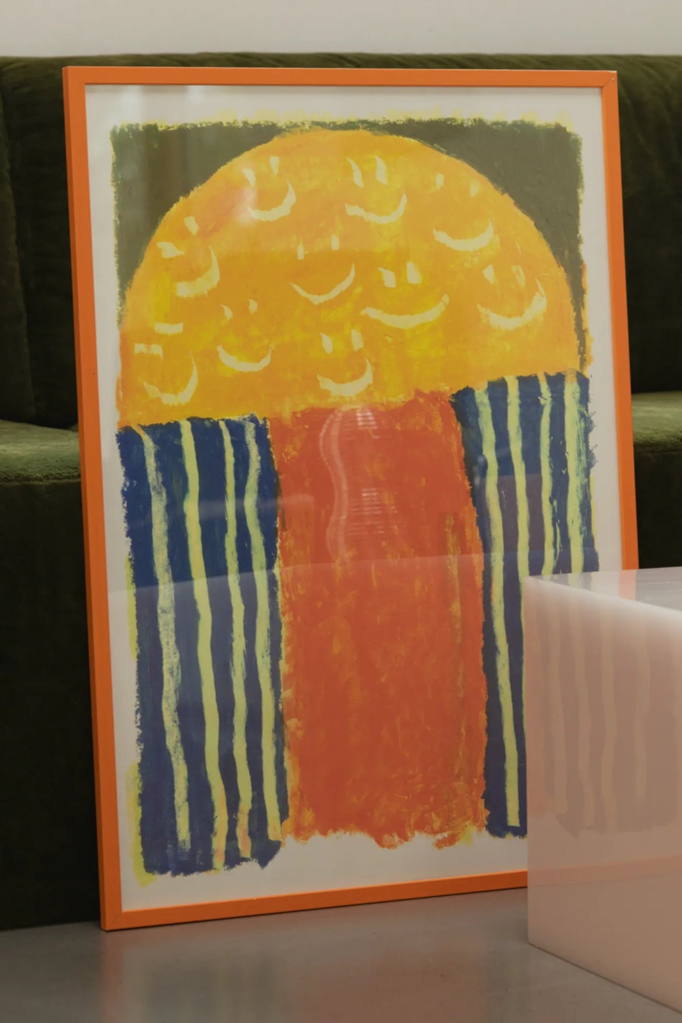  Happiness and joy: Illustration of Laughing Jim with a big smile 