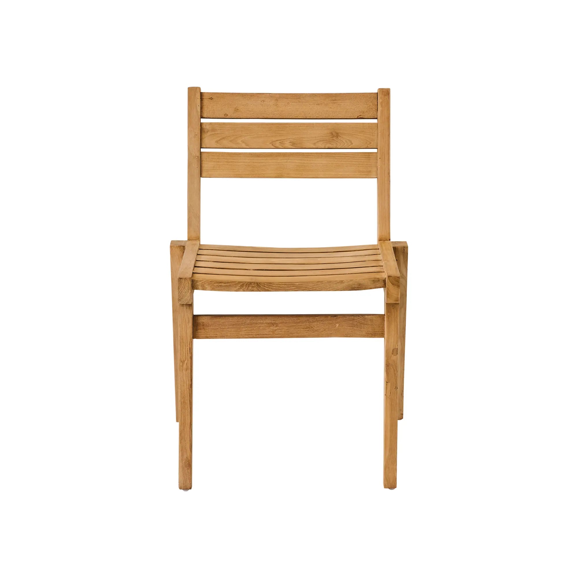 
Eco-Friendly Outdoor Recycled Teak Dining Chair - Set of 2