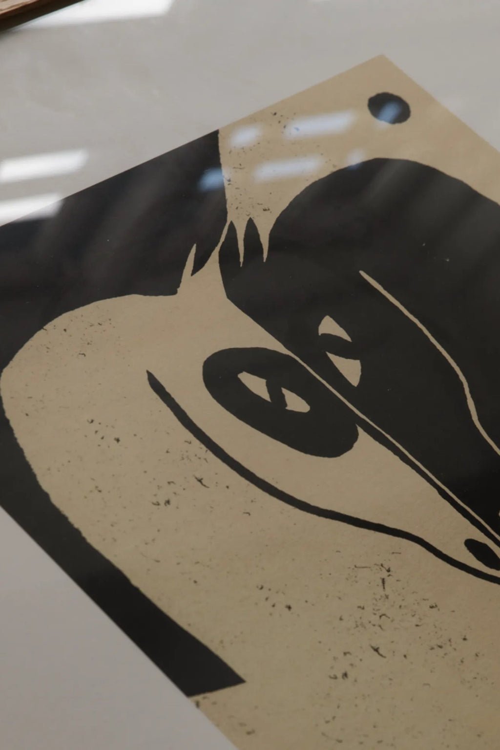 Beautiful painting of the moon and sun in a peaceful setting