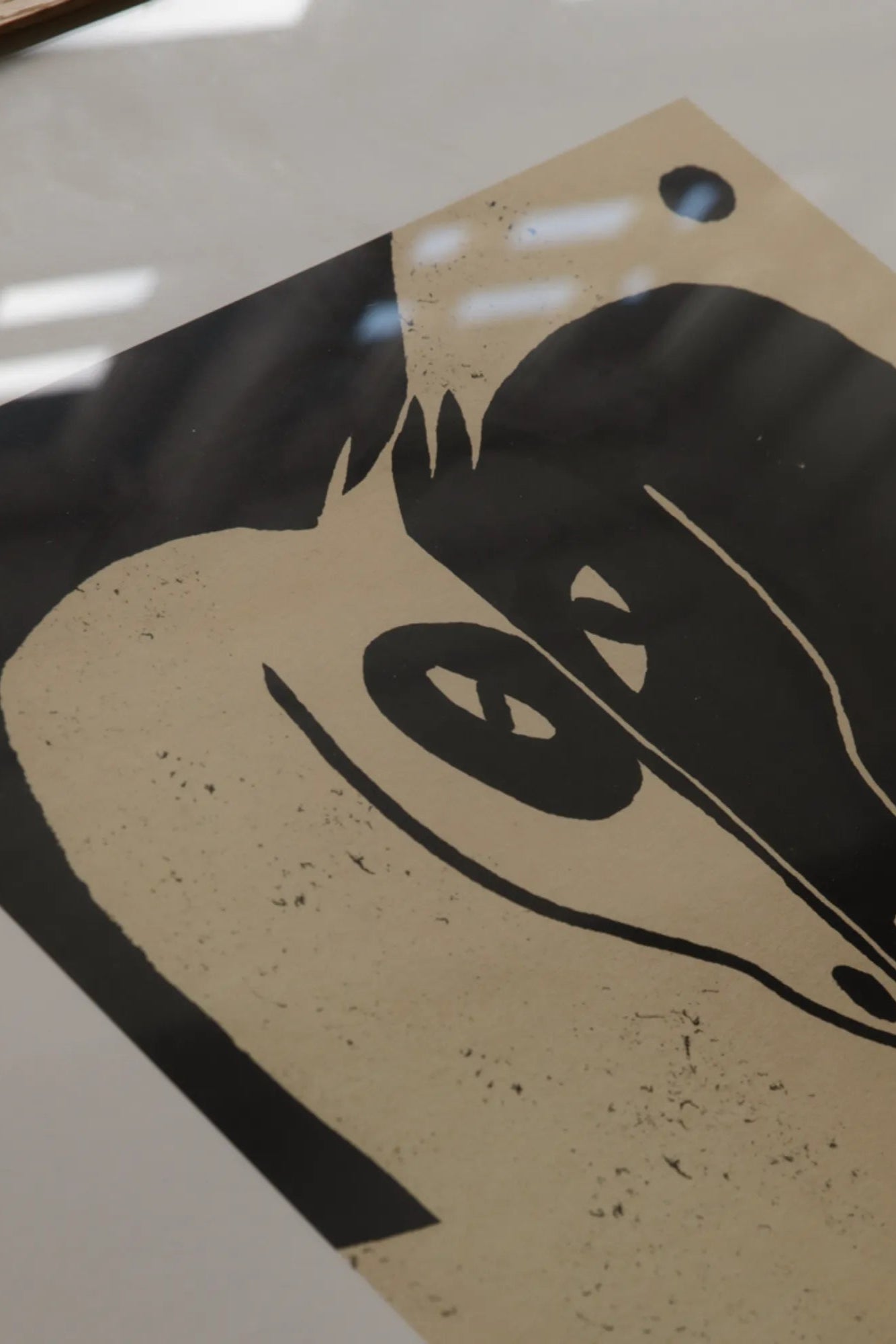 Beautiful painting of the moon and sun in a peaceful setting