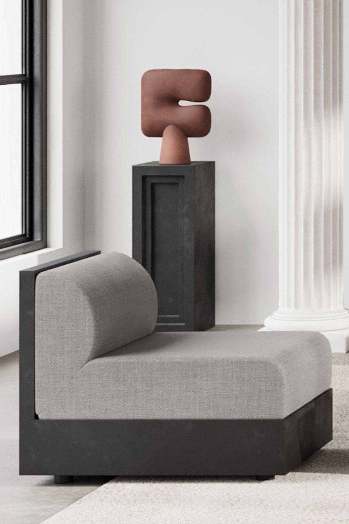 Tribu Lounge Chair - Taupe Palazzo - THAT COOL LIVING