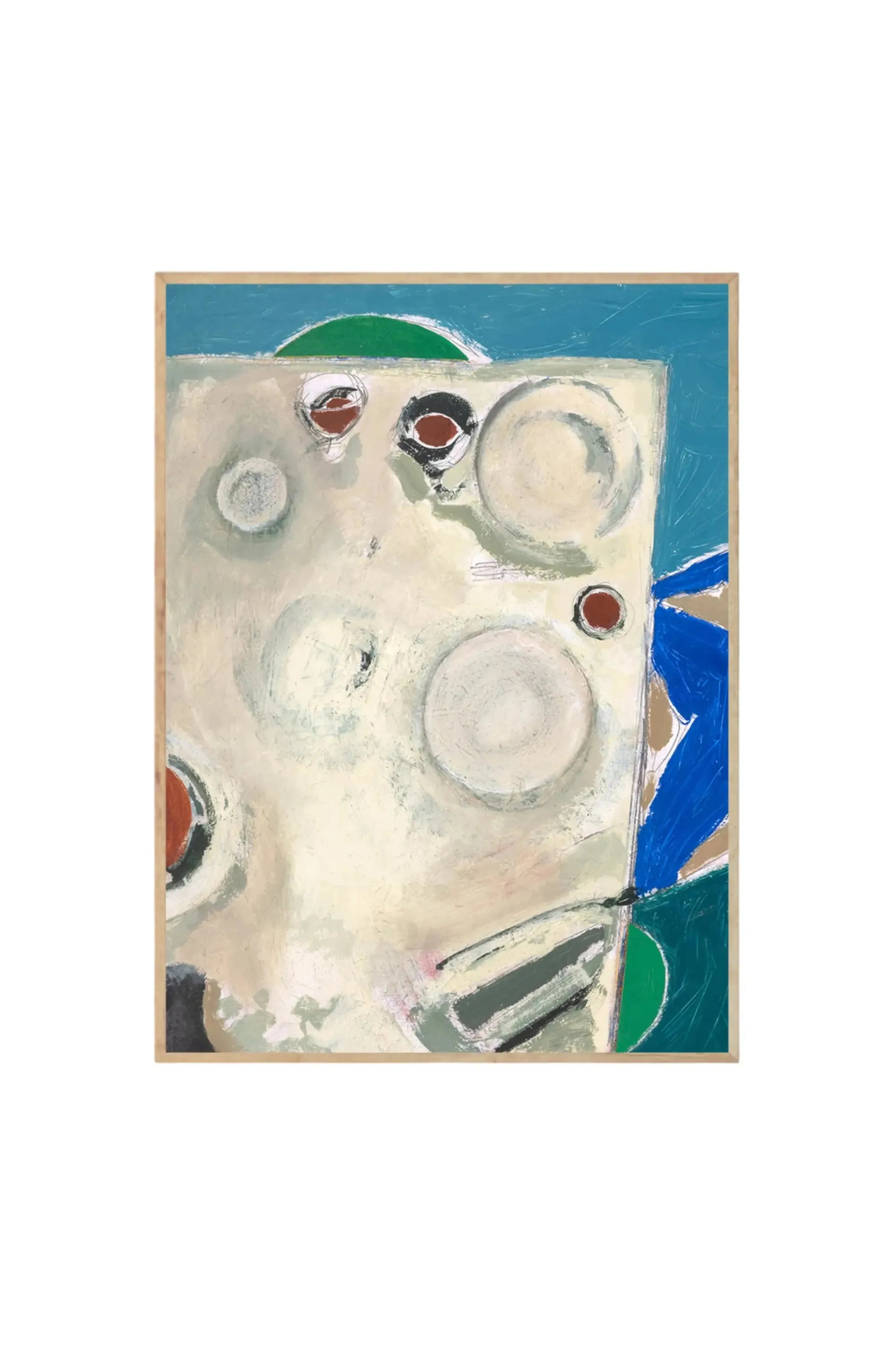 Table 8 L’Auberge - Art Print by The Poster Club - THAT COOL LIVING