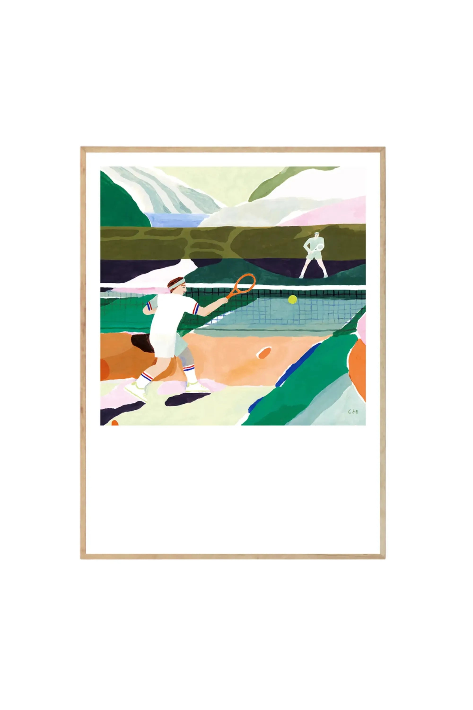 Tennis - Art Print