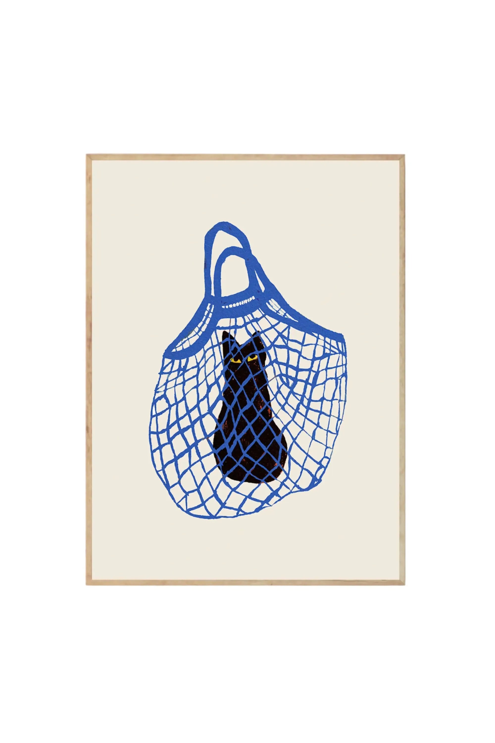 The Cat’s In The Bag - Art Print