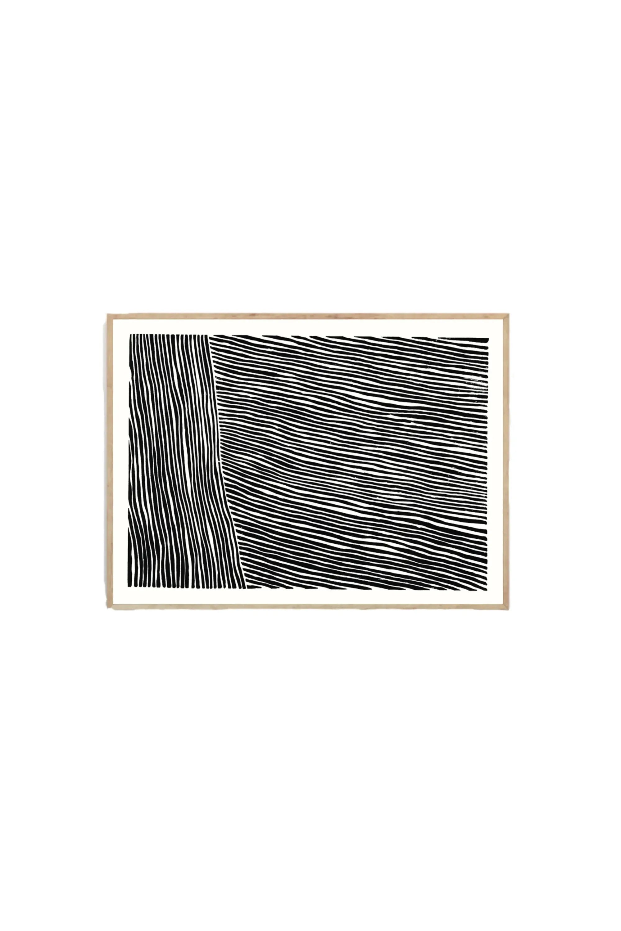 The Line no. 02 - Art Print by The Poster Club - THAT COOL LIVING