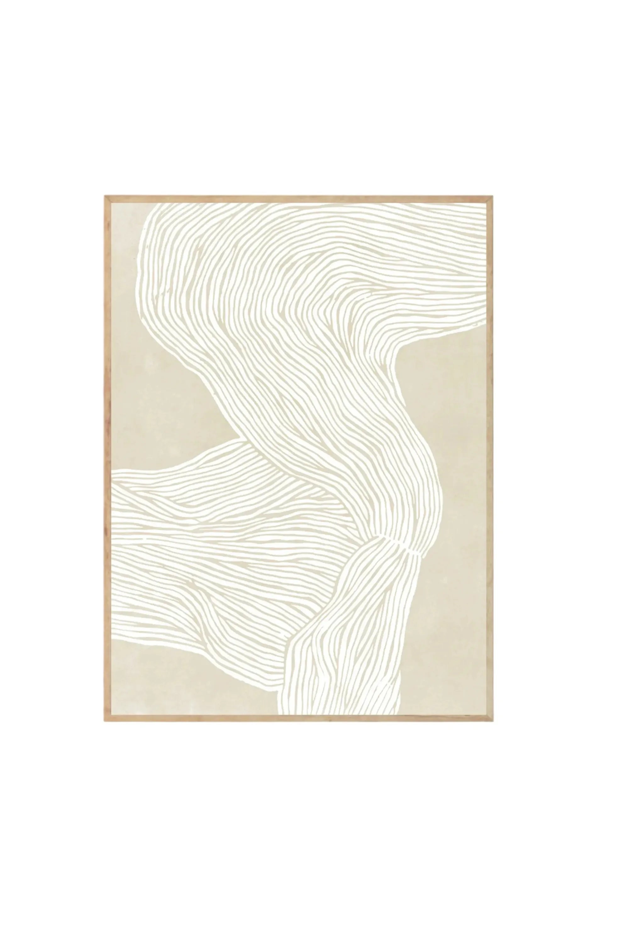 The Line no. 08 - Art Print by The Poster Club - THAT COOL LIVING