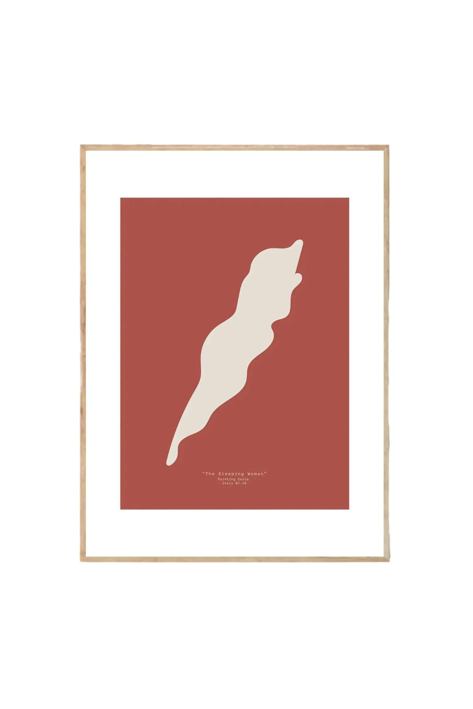 The Sleeping Woman - Art Print