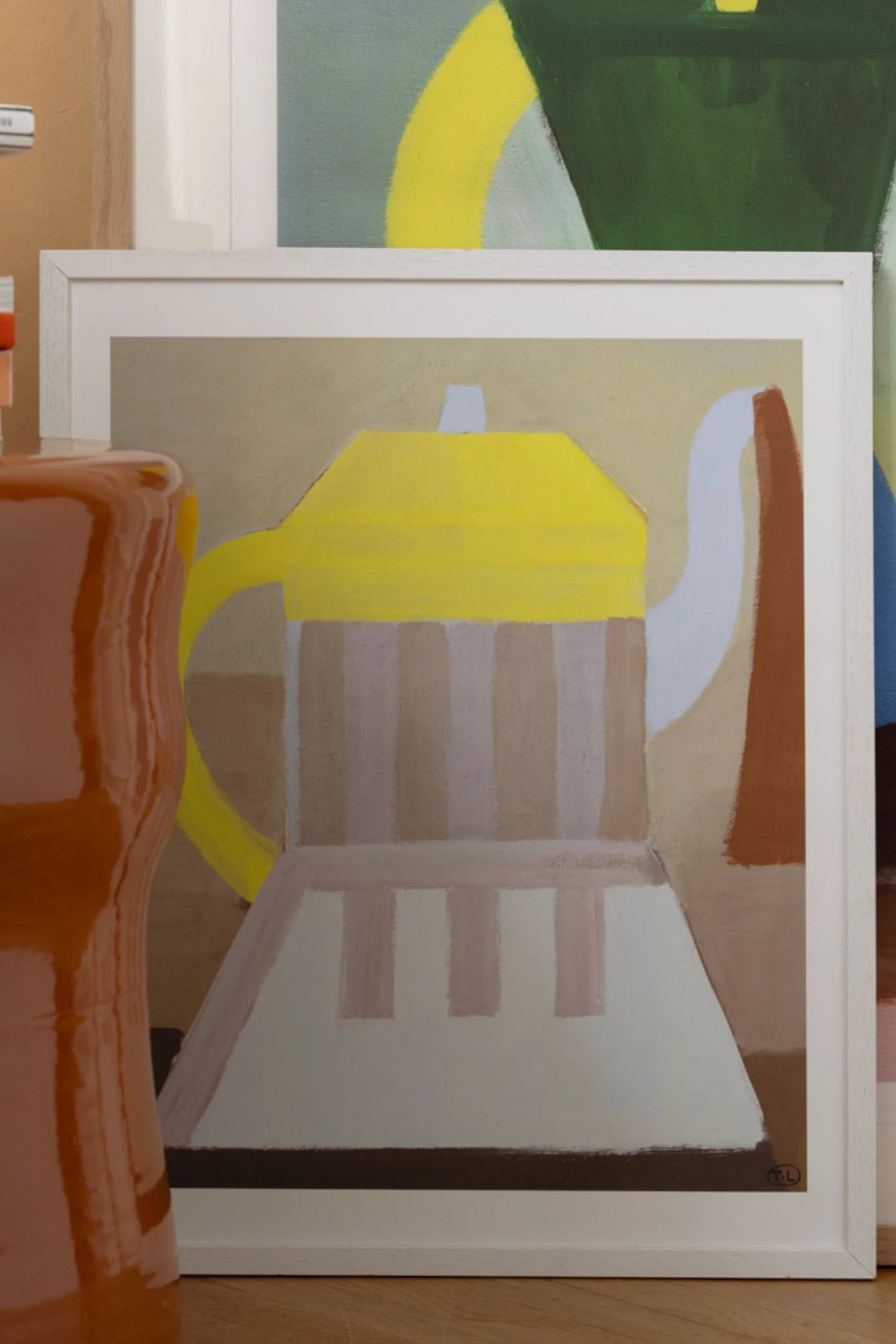 Vous prendrez bien une tasse? - Art Print by The Poster Club - THAT COOL LIVING