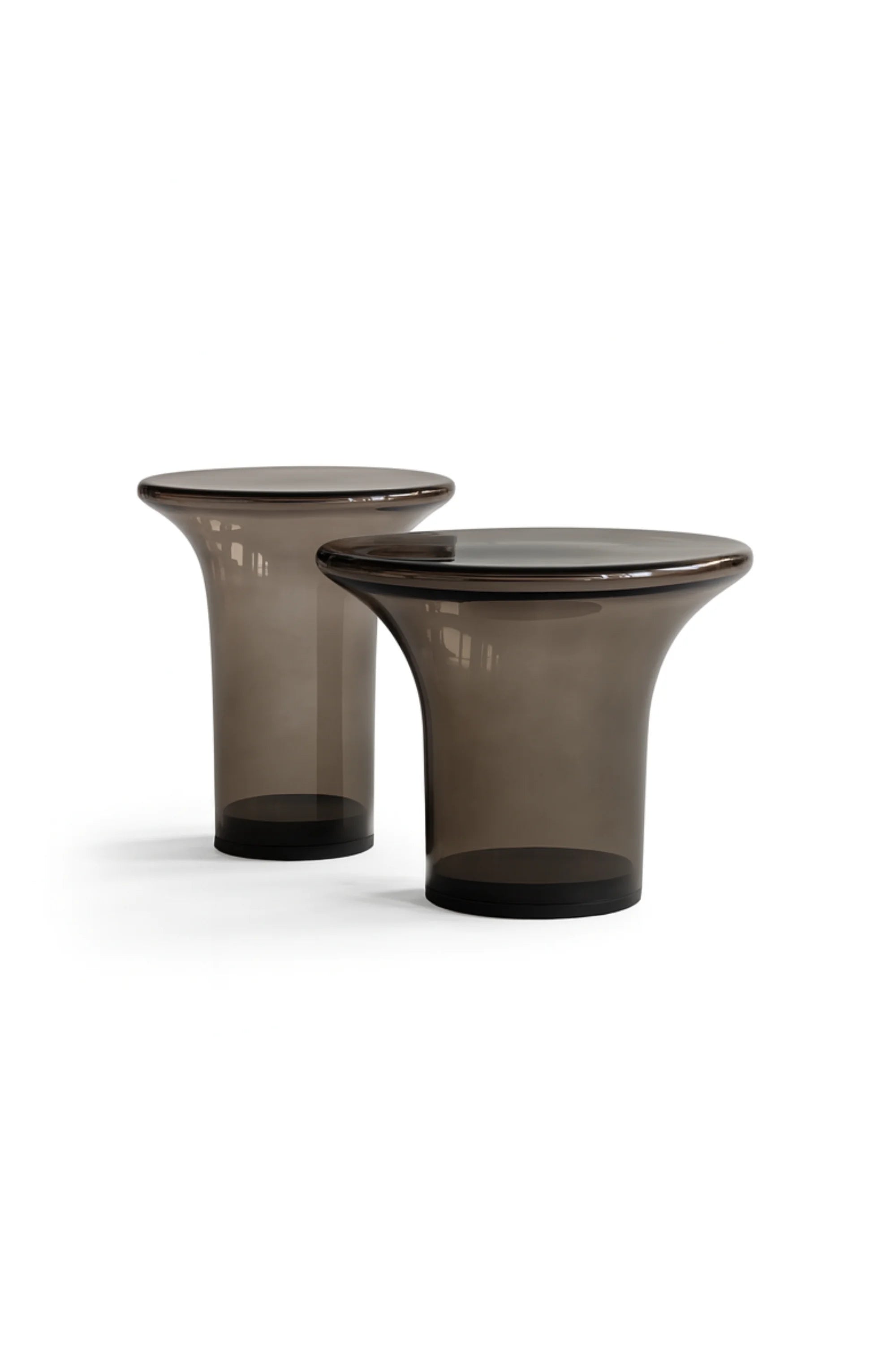 Trumpet Coffee Table Set - Glass