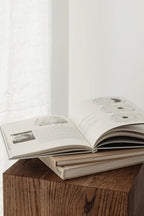 Elegant Coi Wood Pillar candle stand with a timeless and classic design