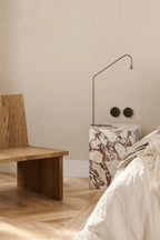 Coi Marble Pillar displayed as a luxurious home decor accent