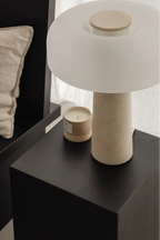 Coi Wood Pillar candle stand set in different sizes for versatile use in home decor