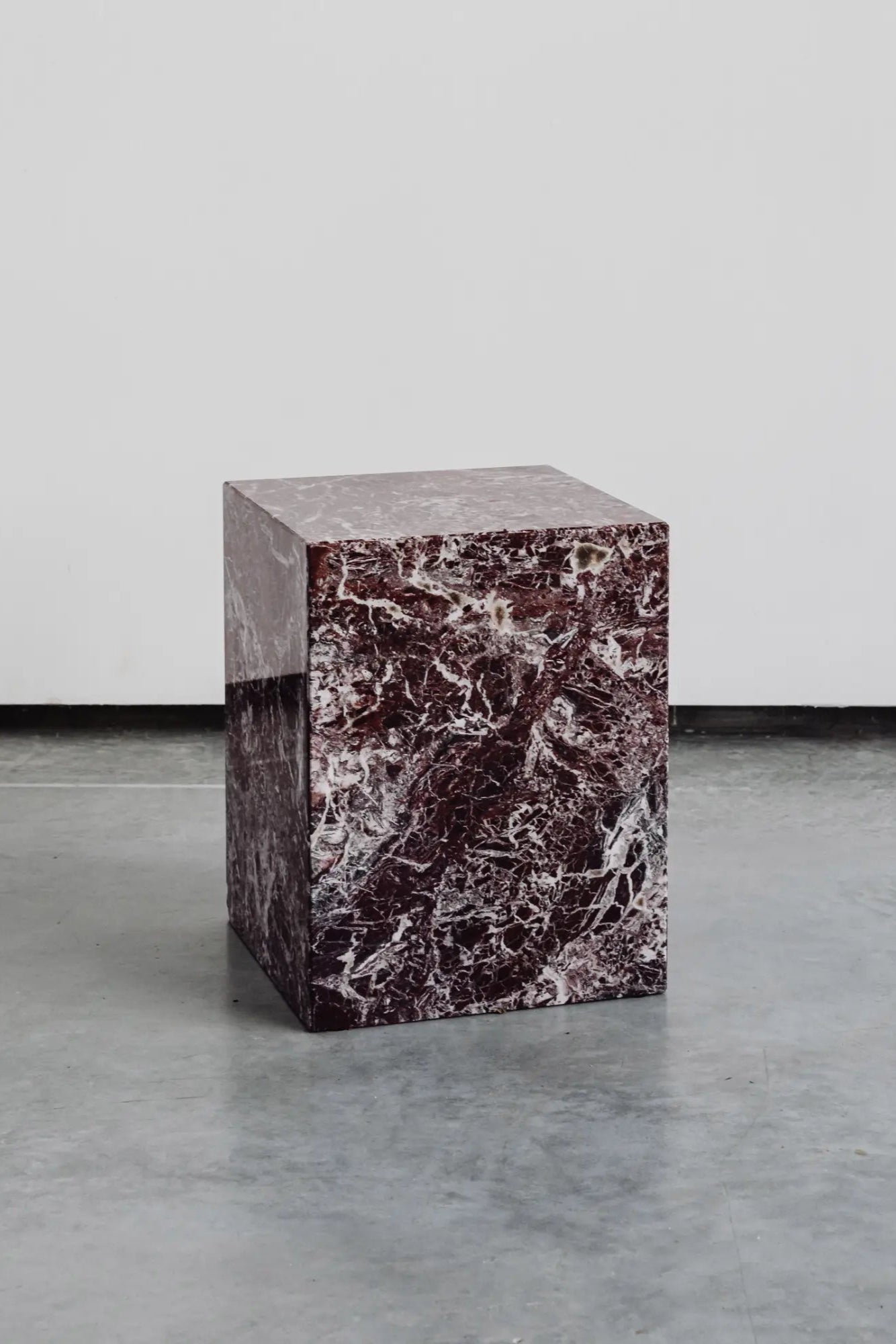 Tall Coi Marble Pillar with elegant cylindrical shape and polished surface