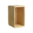 Viva Rattan Shelf with 4 levels and natural wicker material for home decor