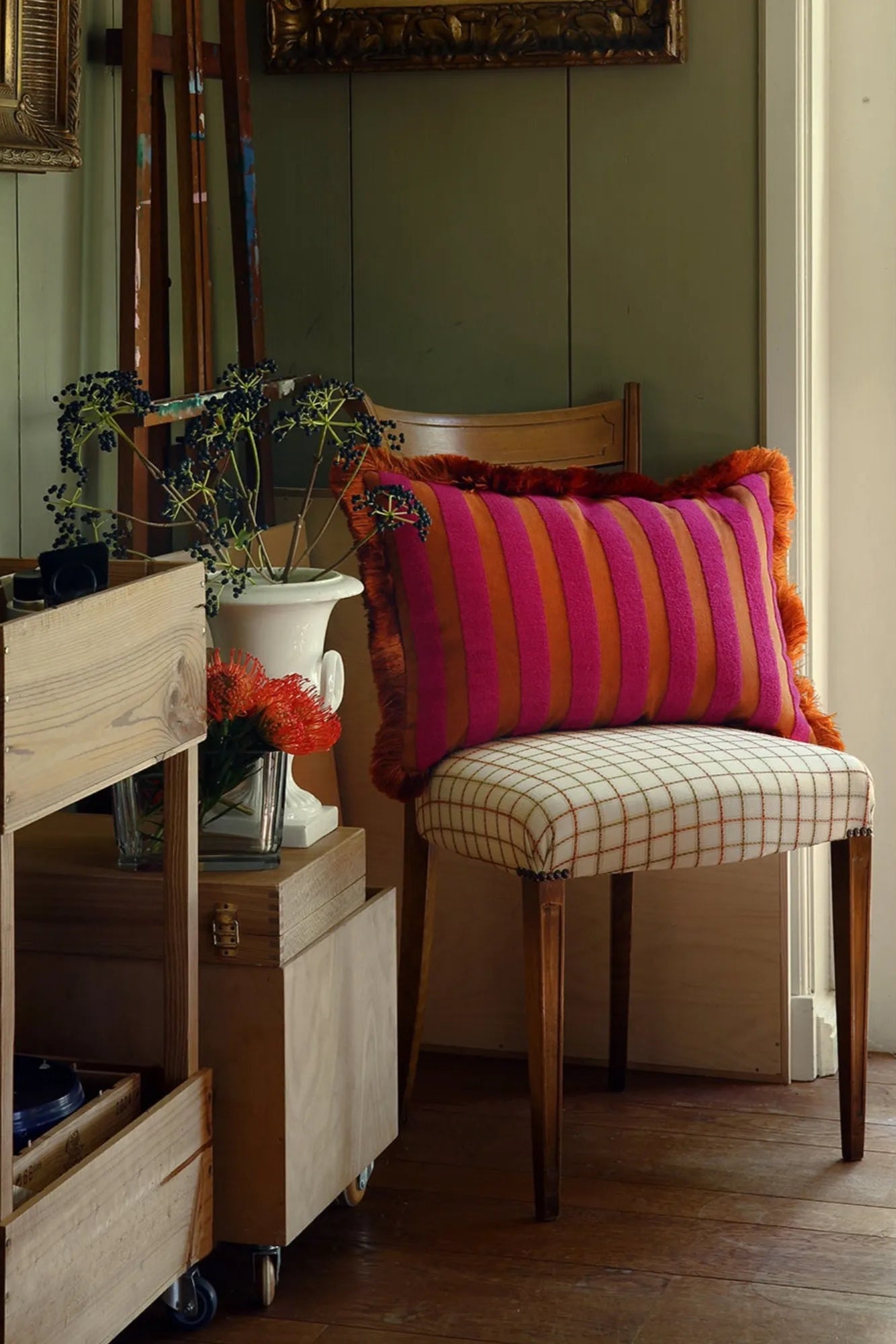 Jackie Cushion Featuring Exquisite Handcrafted Tassels