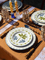 Bananeira Hand-Painted Dessert Plate - Set of 4