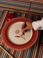 Cecilia Hand-Painted Dinner Plate - Set of 4