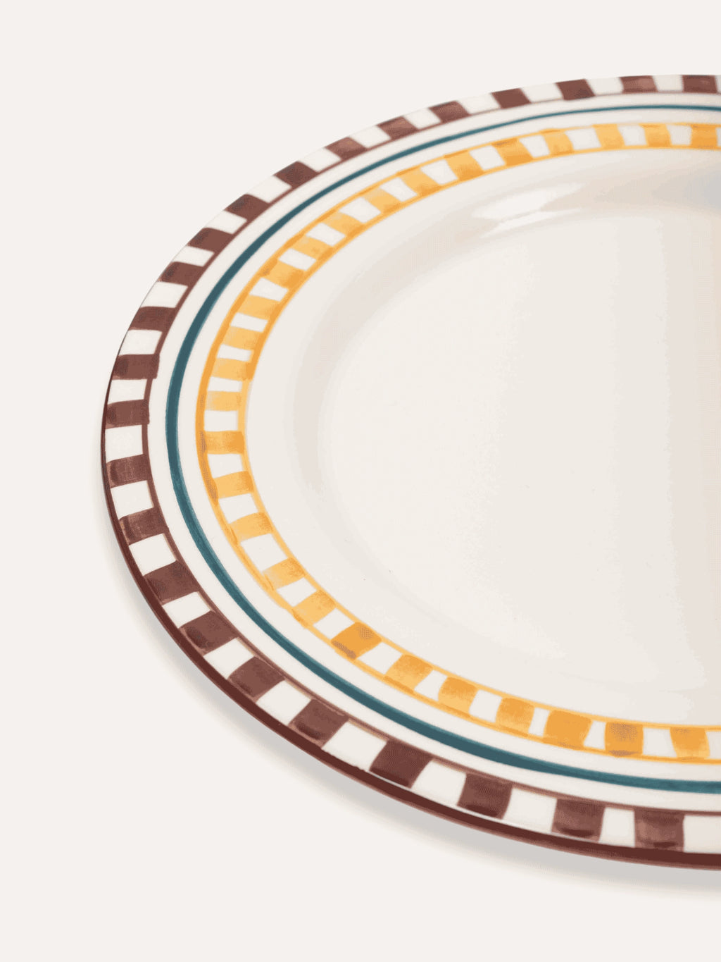 Charlotte Hand-Painted Dinner Plate - Set of 4