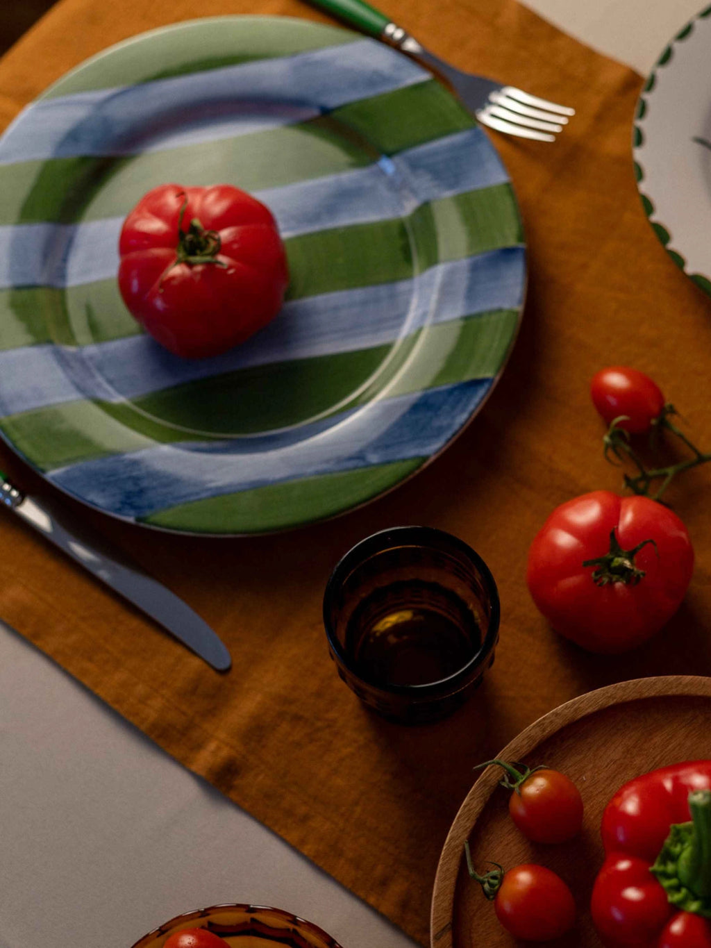 Clarice Hand-Painted Dinner Plate - Set of 4