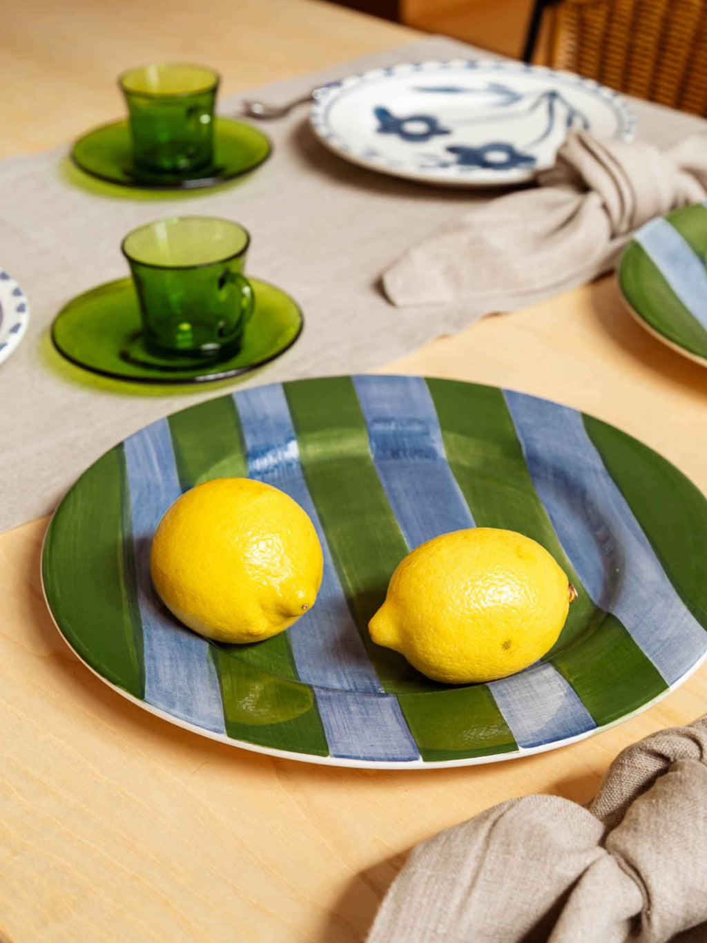 Clarice Hand-Painted Dinner Plate - Set of 4