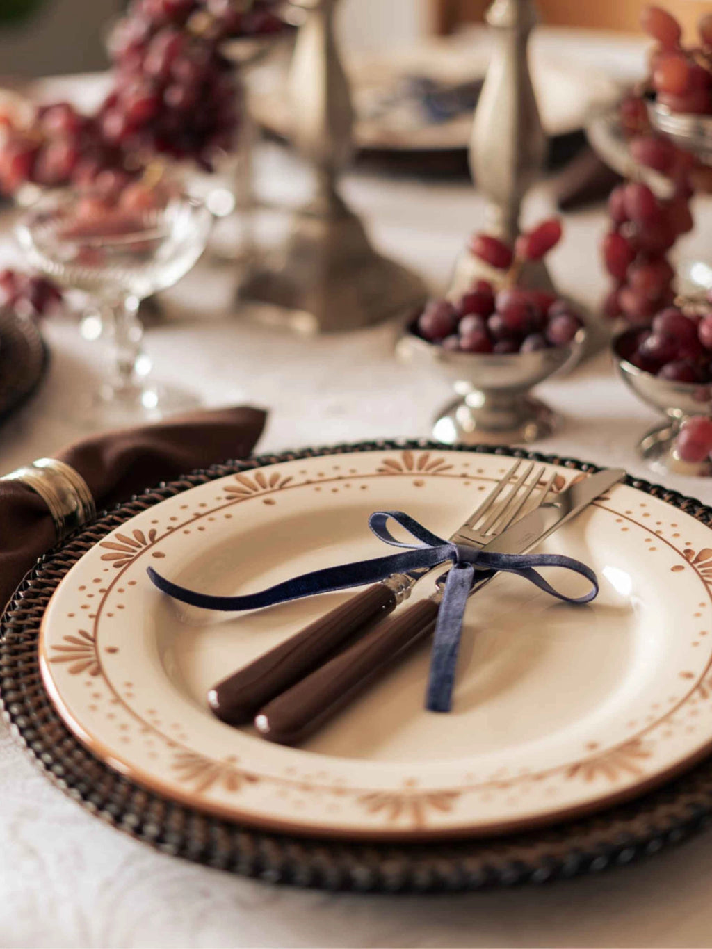 Teresa Hand-Painted Dinner Plate - Set of 4