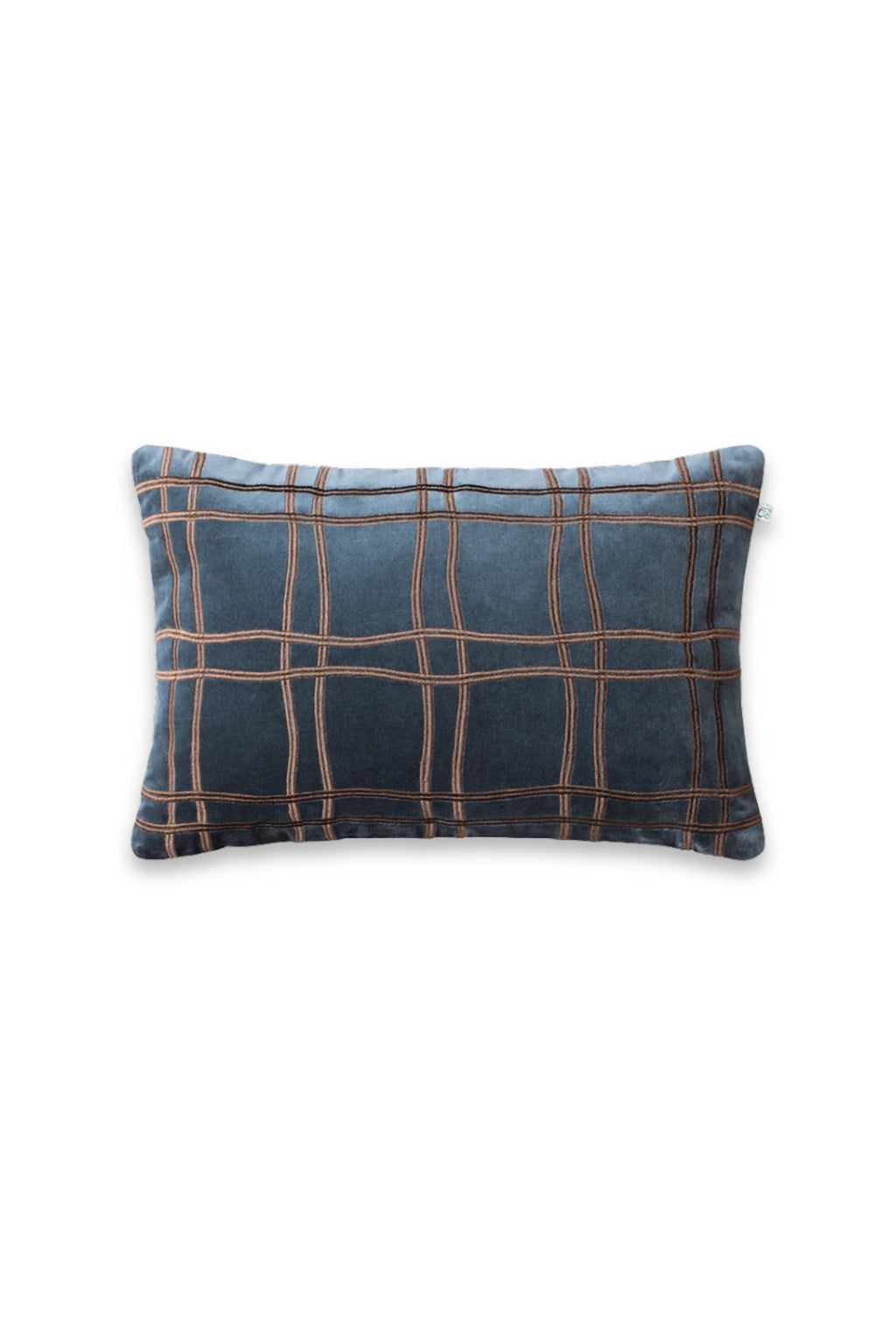 Tattersall Velvet Throw Pillow