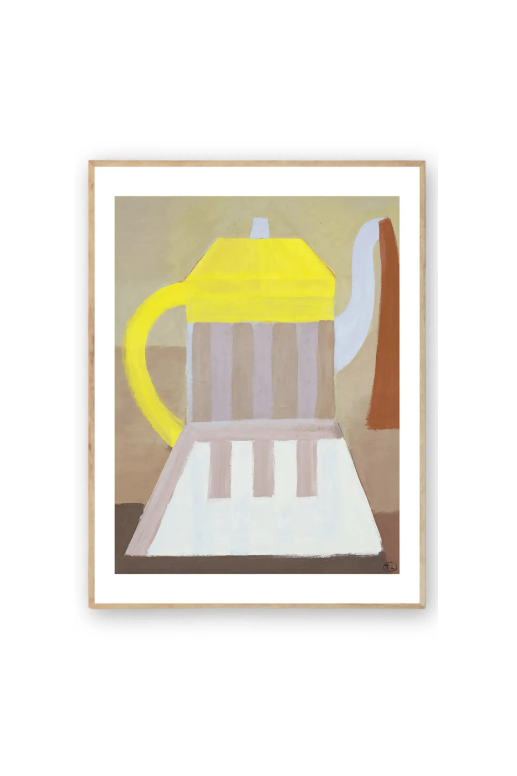 Vous prendrez bien une tasse? - Art Print by The Poster Club - THAT COOL LIVING