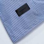 Wall Street Duvet Cover - Stripe Dark Blue Oxford - THAT COOL LIVING
