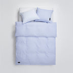 Wall Street Duvet Cover - Stripe Light Blue Oxford - THAT COOL LIVING