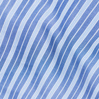 Wall Street Duvet Cover - Stripe Medium Blue Oxford - THAT COOL LIVING