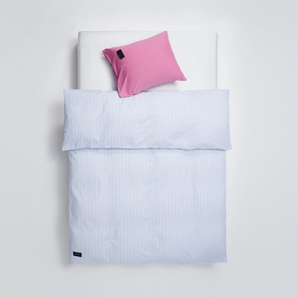 Wall Street Duvet Cover - Stripe White - THAT COOL LIVING