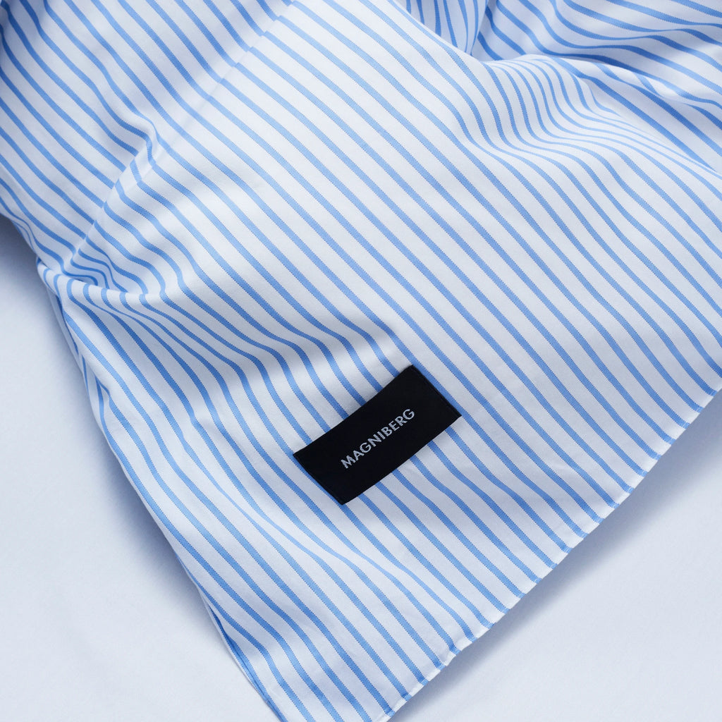 Wall Street Duvet Cover - Stripe White - THAT COOL LIVING