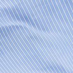 Wall Street Pillow Case - Stripe Light Blue Oxford - THAT COOL LIVING