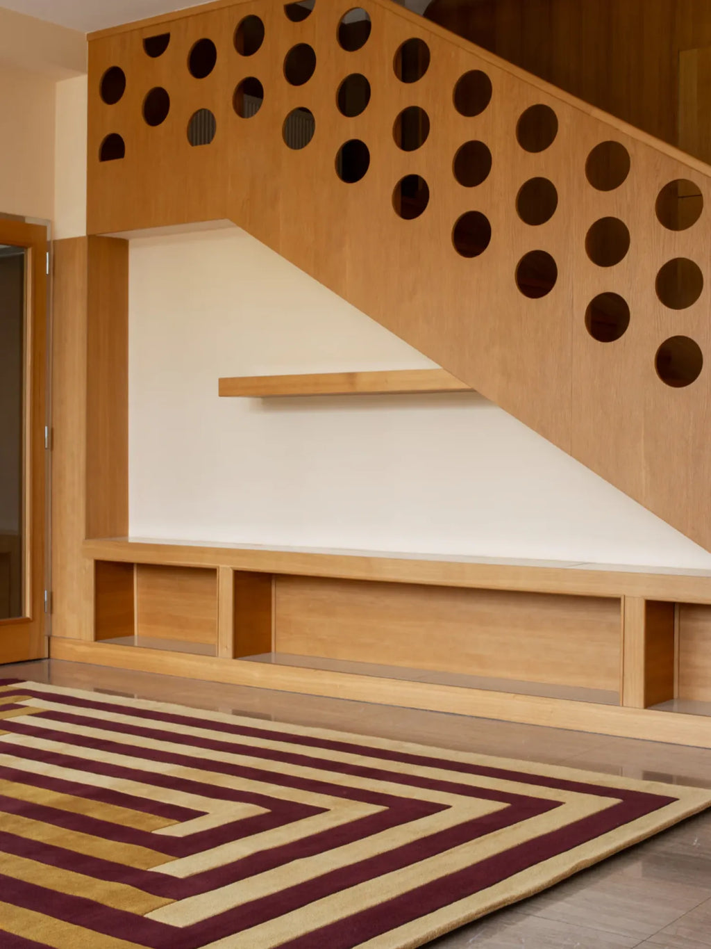 Teklan Labyrinth Wool Rug