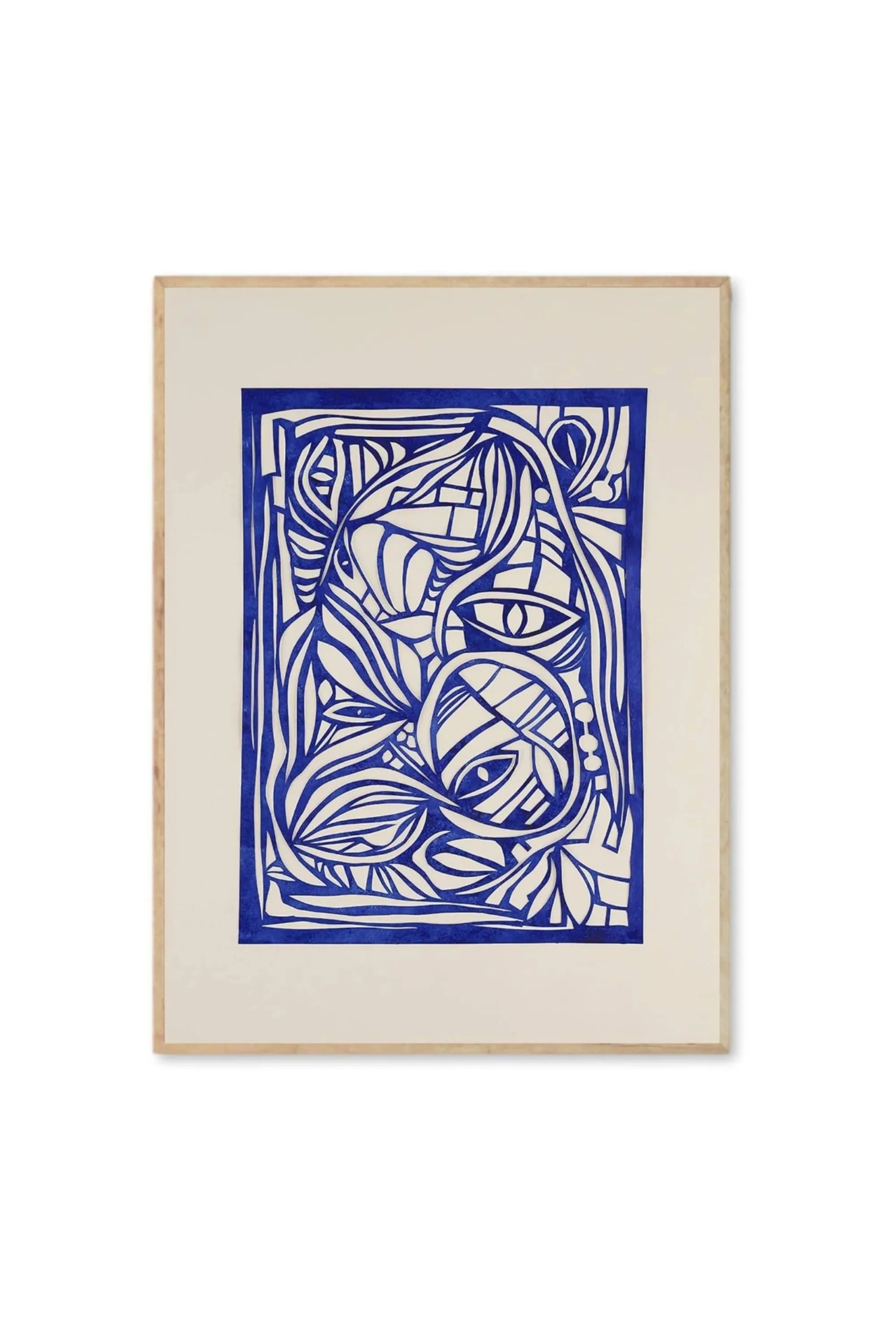 Wonderland Blue - Art Print by The Poster Club - THAT COOL LIVING