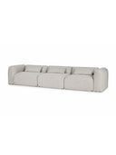 Light gray sofa on a white background