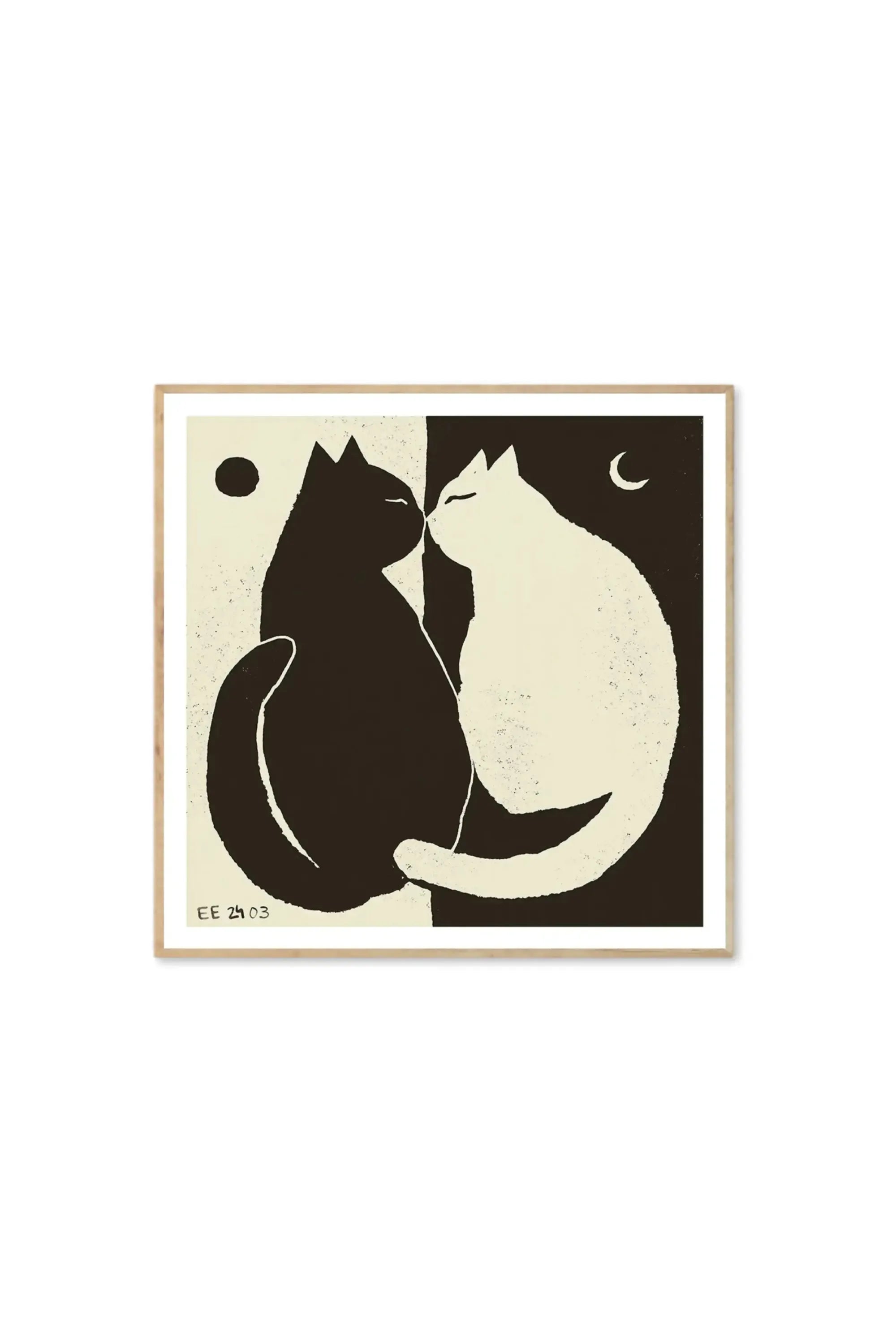 You and Me - Art Print by The Poster Club - THAT COOL LIVING