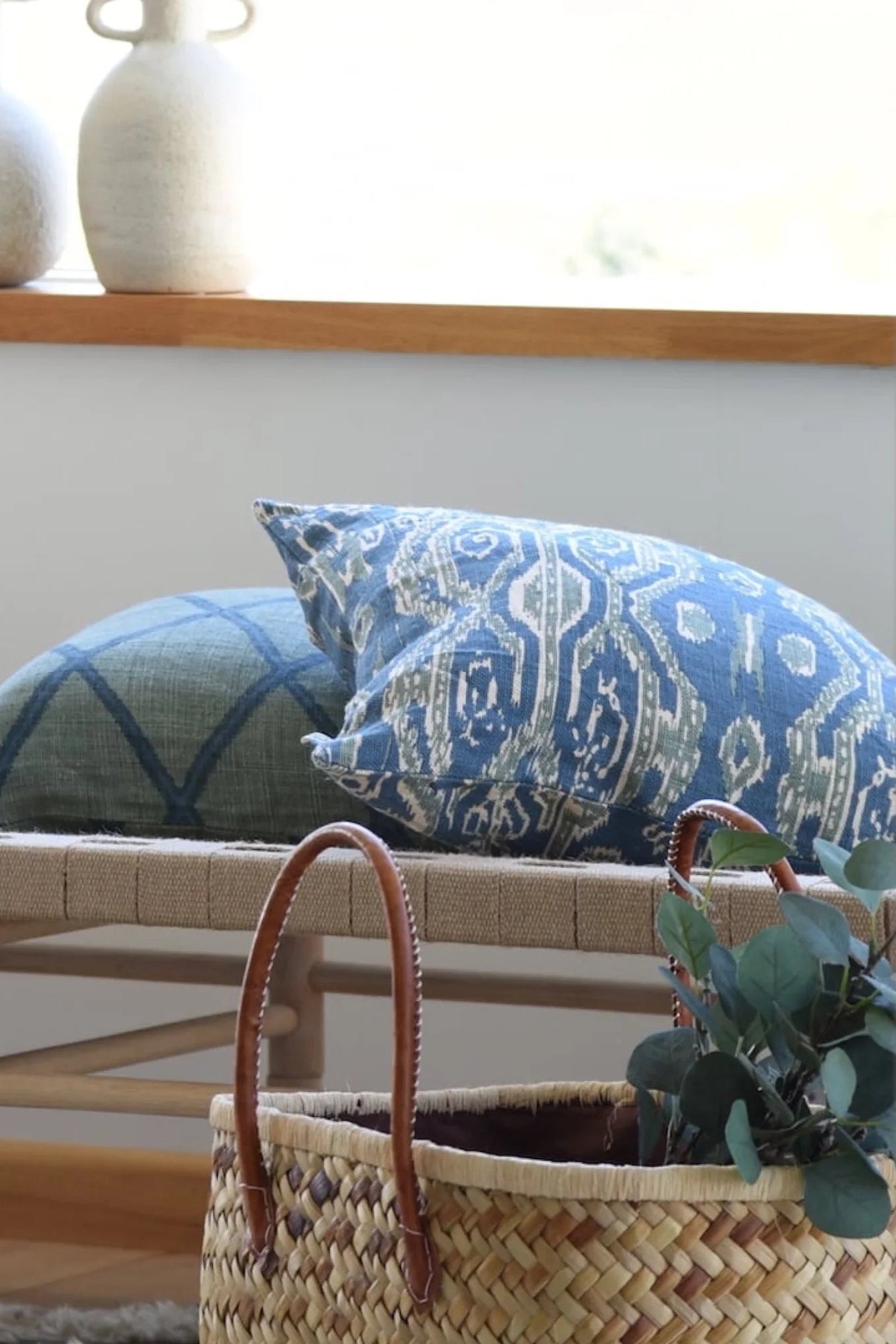 Ikat Madras Cushion - THAT COOL LIVING